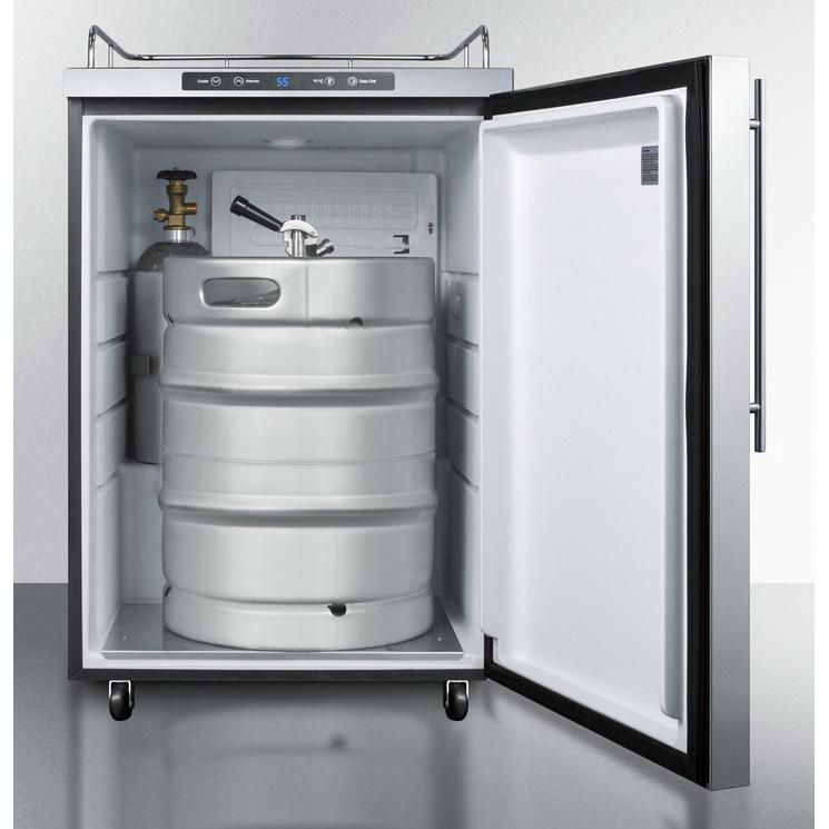 Summit SBC635MOS7NKHV Automatic Defrost Full=sized Beer Dispenser