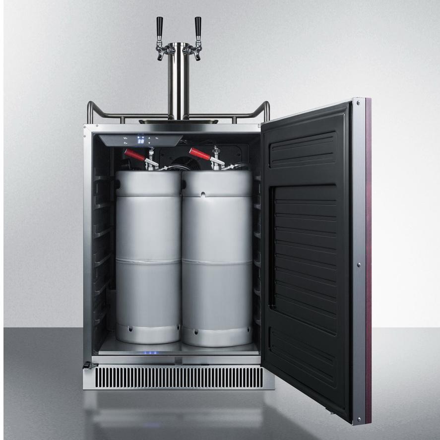 Summit SBC677BIIFTWIN Flexible Design Full-sized Beer Dispenser