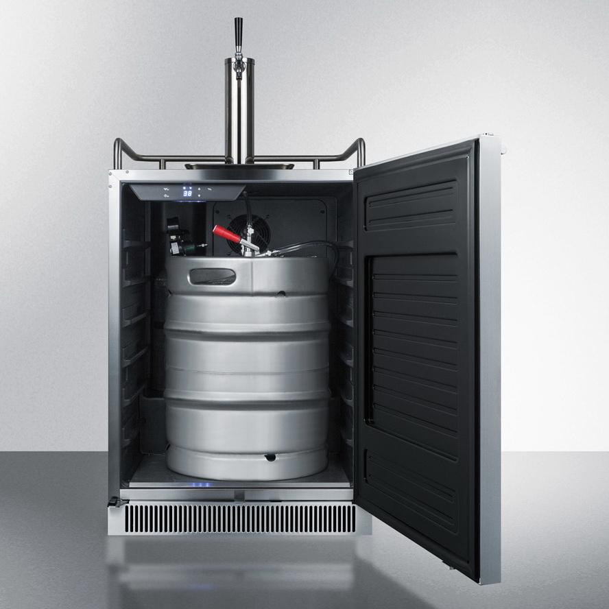 Summit SBC677BI Flexible Design Full-sized Beer Dispenser