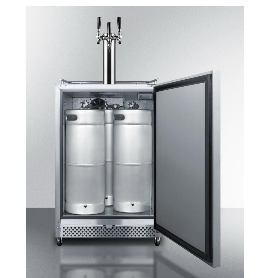 Summit SBC695OSTRIPLE Flexible Design Full-sized Beer Dispenser