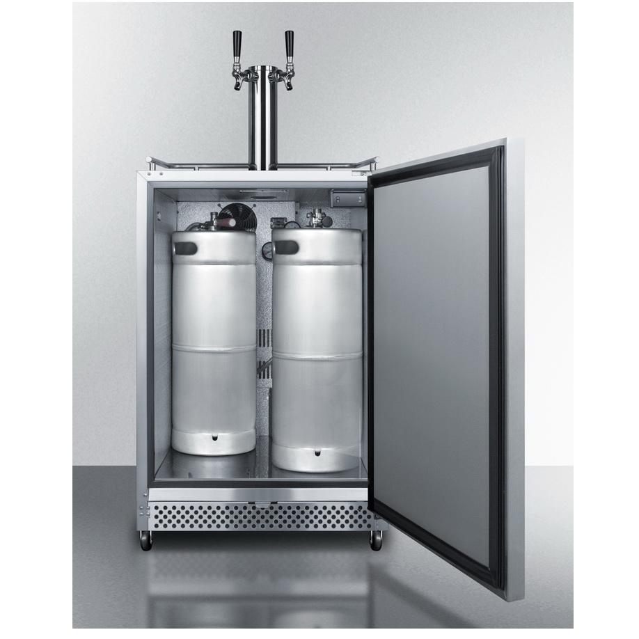Summit SBC695OSTWIN Flexible Design Full-sized Beer Dispenser