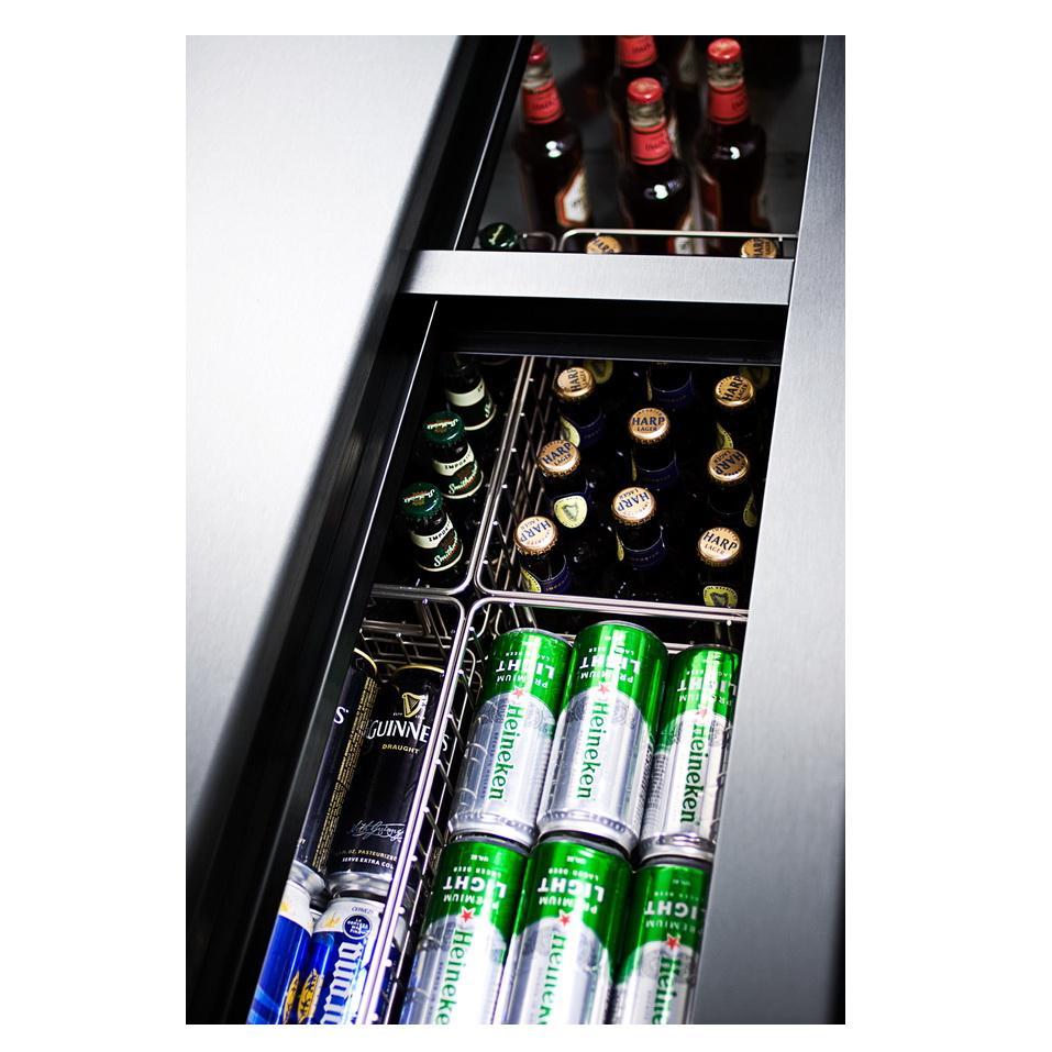 Summit SCFR70BC Digital Thermostat Back Bar Beer Storage