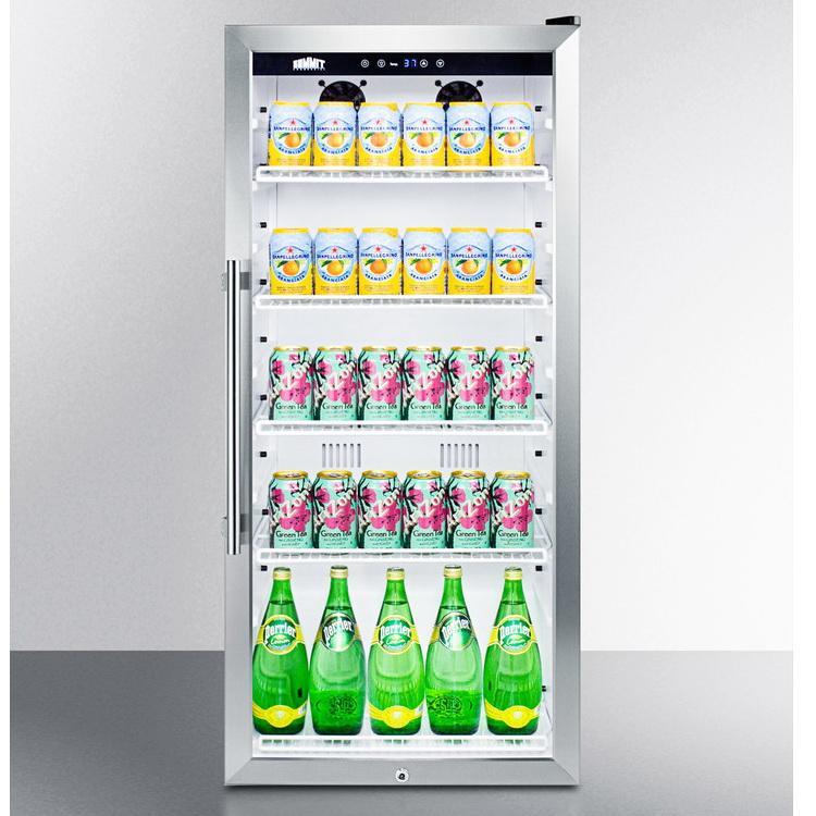 Summit SCR1006CSS Digital Thermostat Beverage Refrigerator