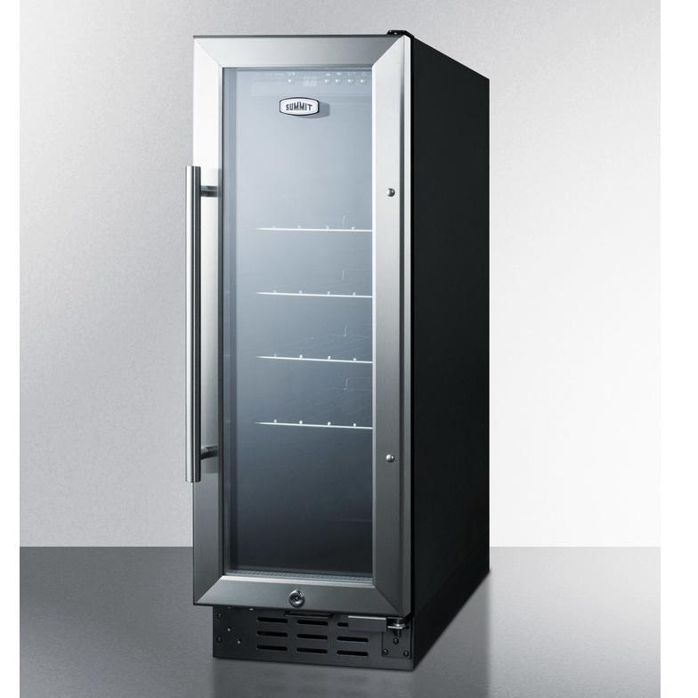 Summit SCR1225B Slim Fit and User-friendly Features Beverage Refrigerator