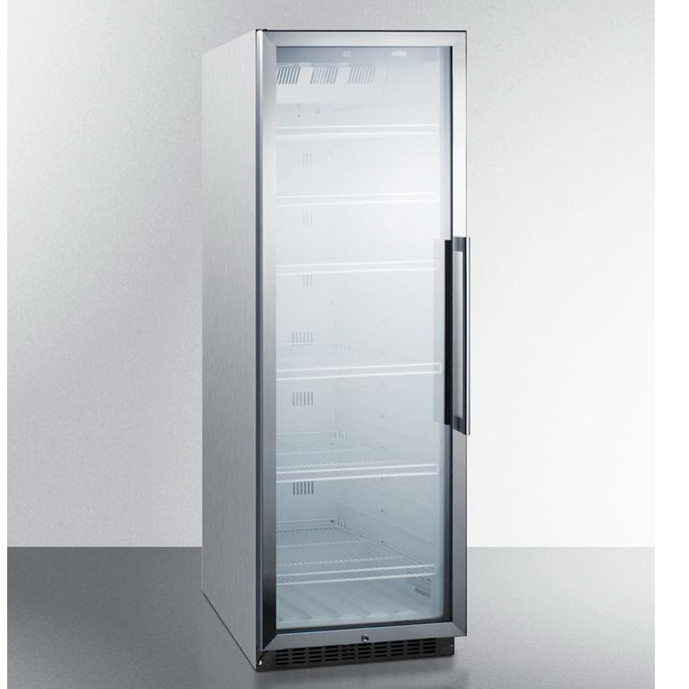 Summit SCR1400WLHCSS Slim-fitting Footprint Beverage Refrigerator