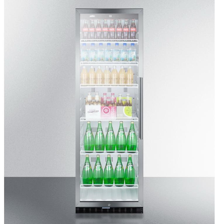 Summit SCR1400WLH Slim-fitting Footprint Beverage Refrigerator