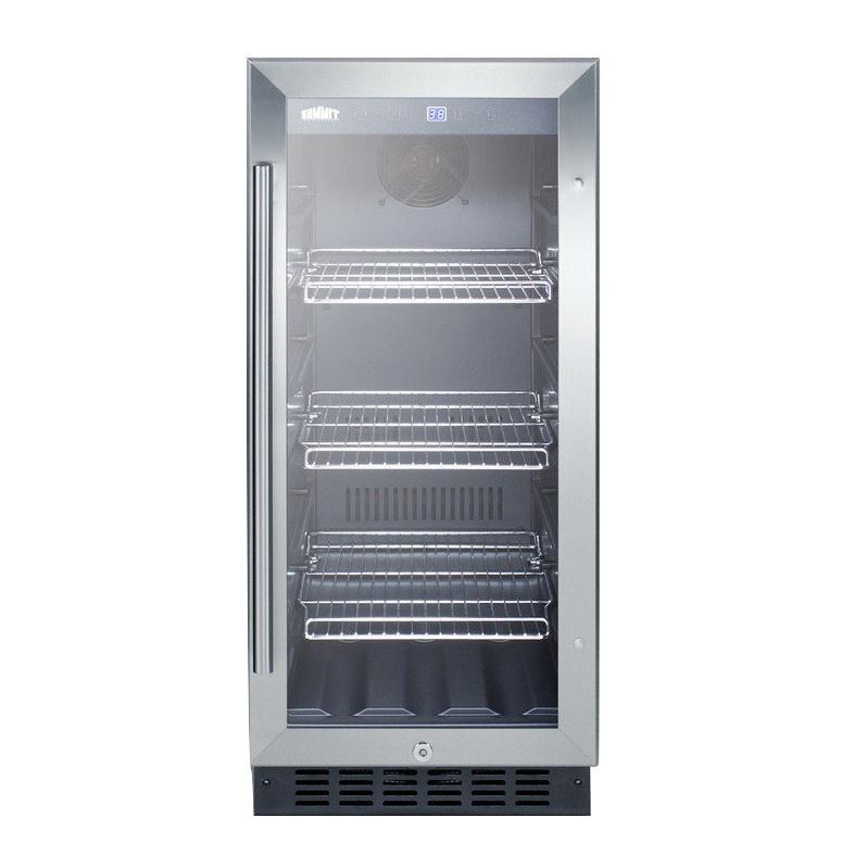 Summit SCR1536BG User-friendly Features Beverage Refrigerator