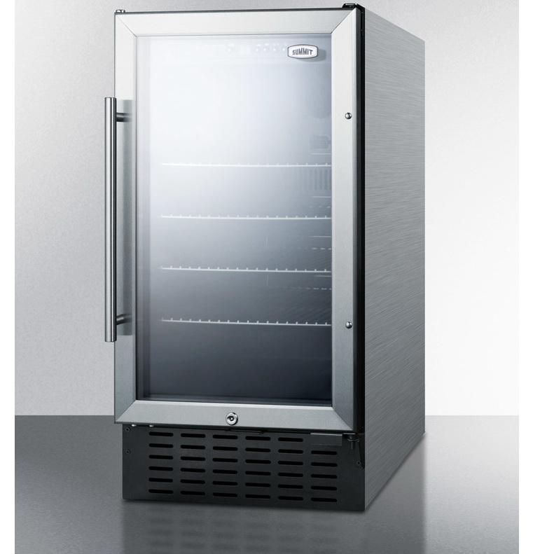 Summit SCR1841BCSS User-friendly Convenience Beverage Refrigerator
