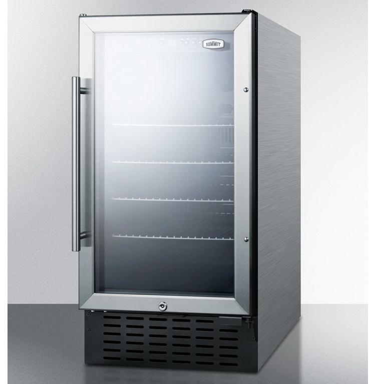 Summit SCR1841BCSSADA User-friendly Convenience Beverage Refrigerator