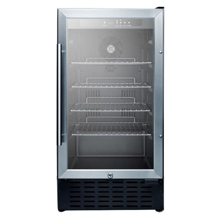 Summit SCR1841BCSSADA User-friendly Convenience Beverage Refrigerator