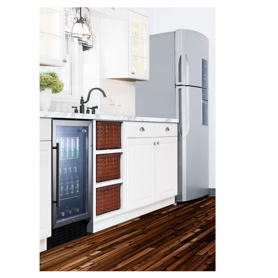 Summit SCR1841BCSS User-friendly Convenience Beverage Refrigerator