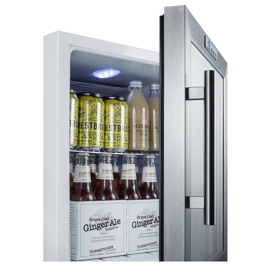 Summit SCR215LCSS Convenience and User-friendly Beverage Refrigerator