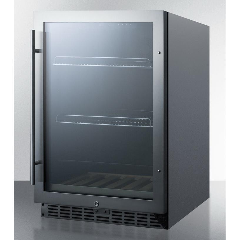 Summit SCR2466CSS Flexible Design Beverage Refrigerator
