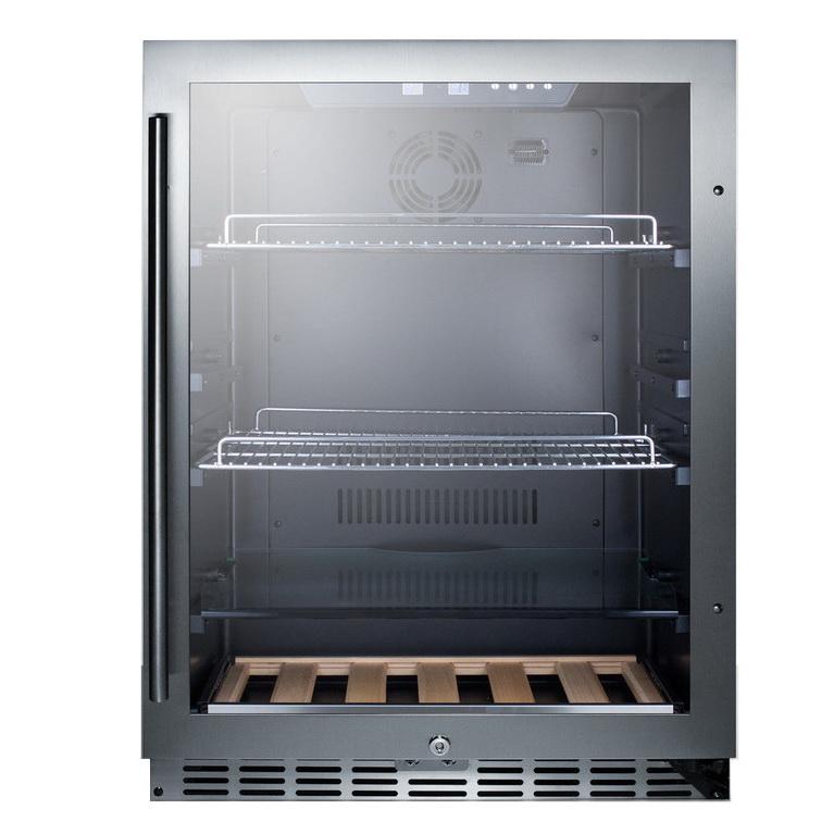 Summit SCR2466CSS Flexible Design Beverage Refrigerator