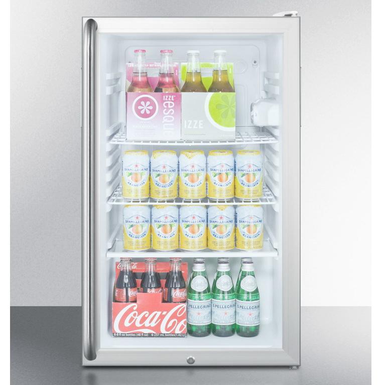 Summit SCR450LBI7SH Flexible Design Beverage Refrigerator