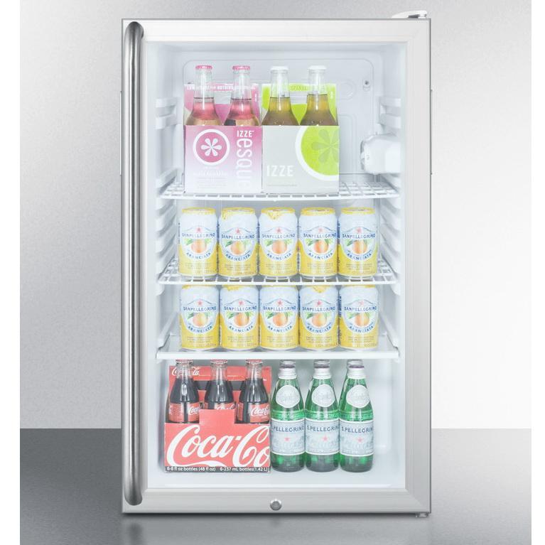 Summit SCR450LBI7SHADA Flexible Design Beverage Refrigerator