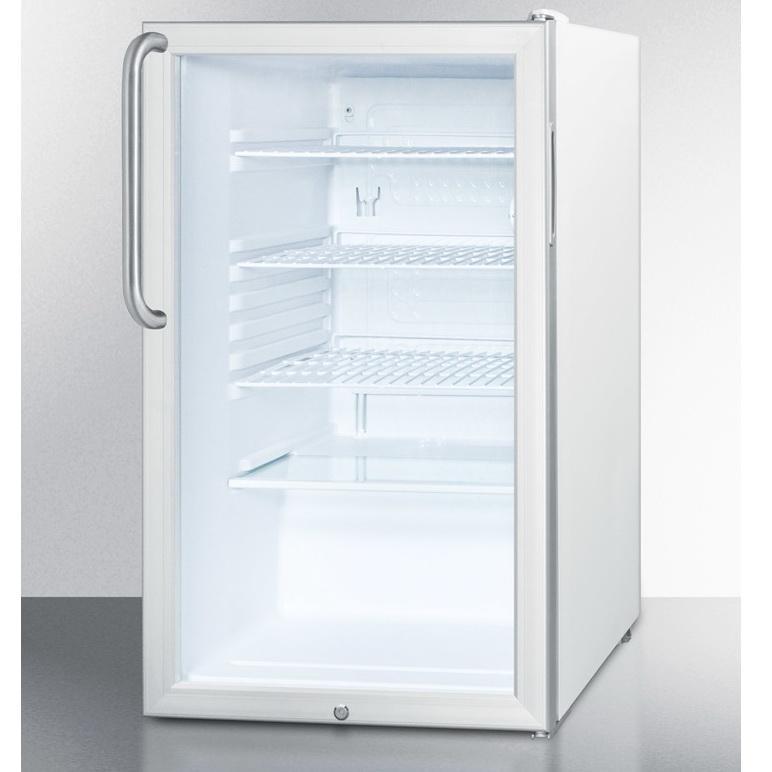 Summit SCR450L7TB Easy-fitting Beverage Refrigerator