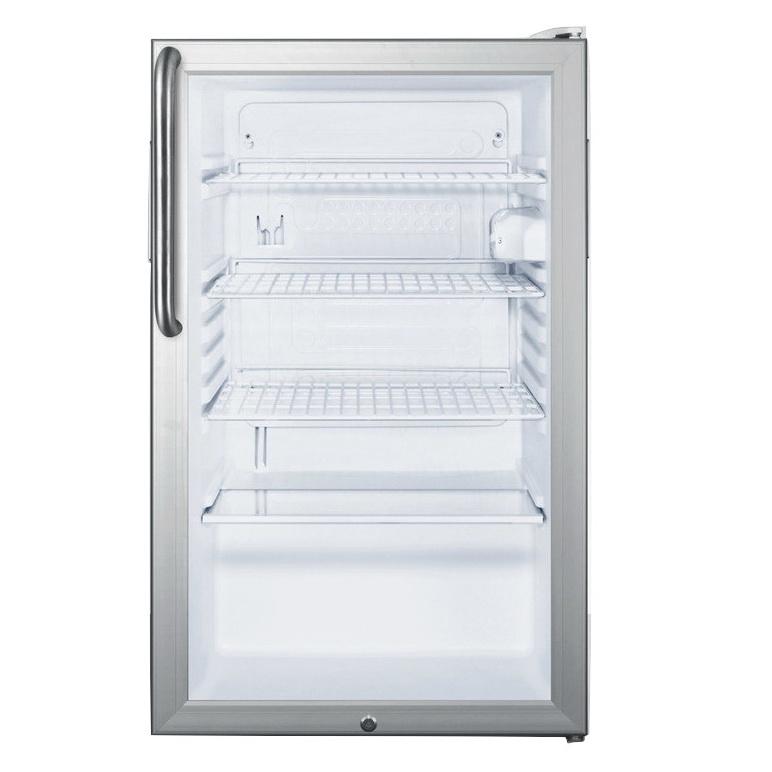 Summit SCR450L7TB Easy-fitting Beverage Refrigerator