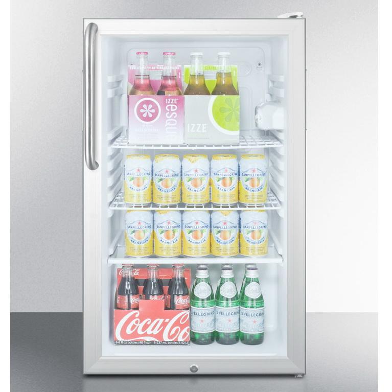 Summit SCR450LBI7TB Flexible Design Beverage Refrigerator