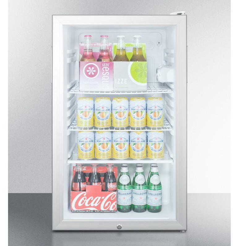 Summit SCR450L7ADA Easy-fitting ADA Compliant Beverage Refrigerator