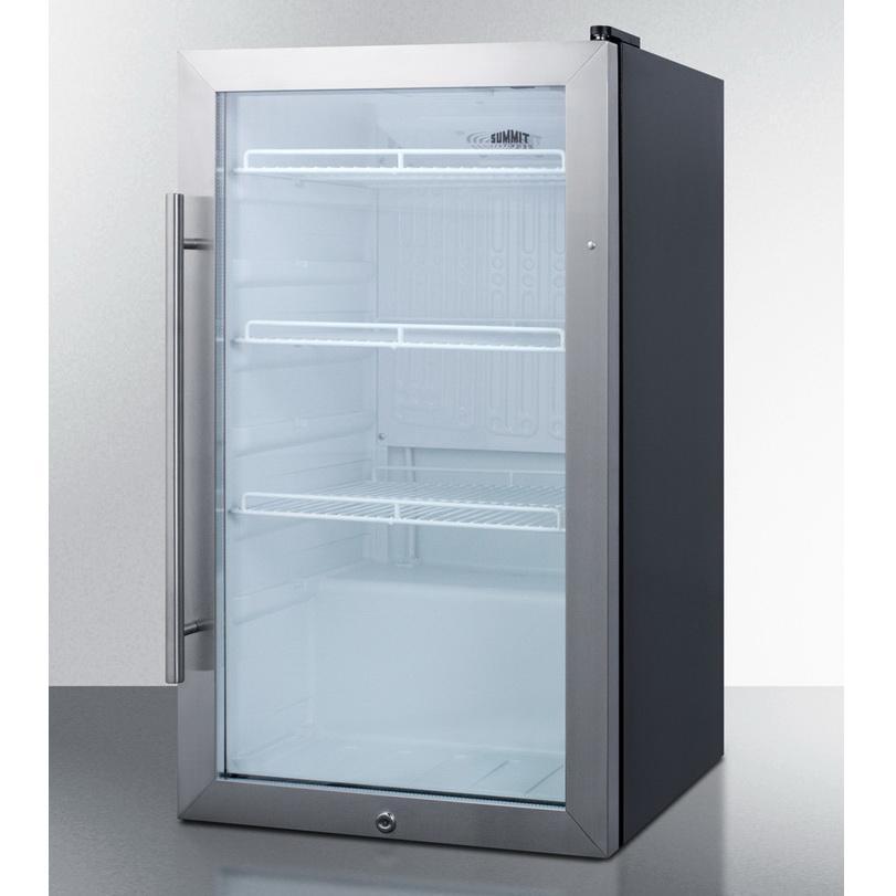 Summit SCR489OS Automatic Defrost Refrigerator and Beverage Cooler