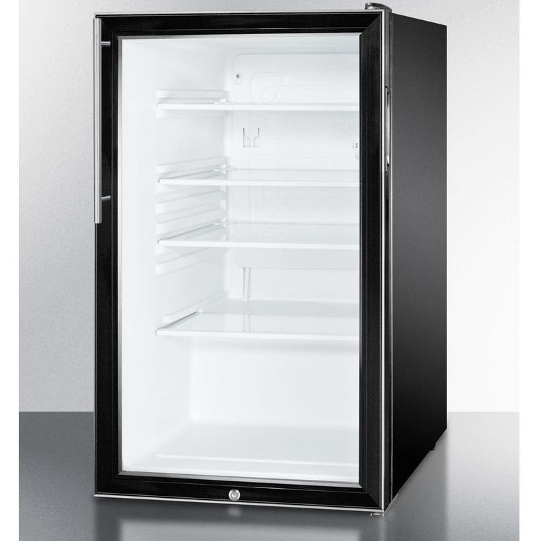 Summit SCR500BLBI7HVADA Flexible Design Beverage Refrigerator