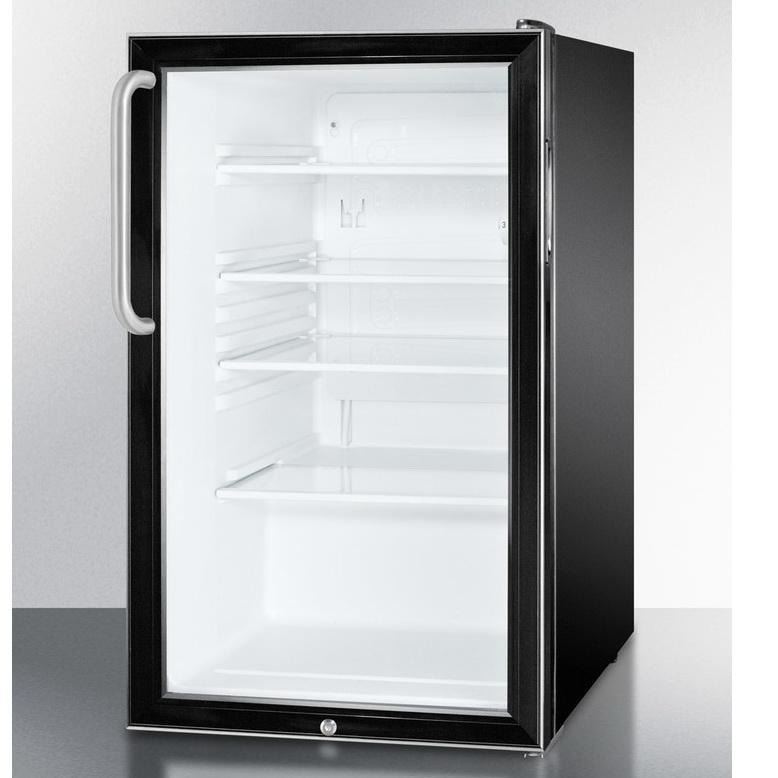 Summit SCR500BL7TB Easy-fitting Beverage Refrigerator