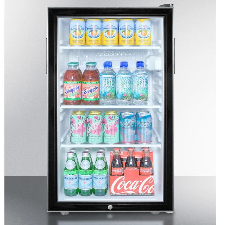 Summit SCR500BLBI7ADA Flexible Design Beverage Refrigerator