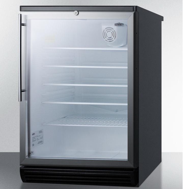 Summit SCR600BGLHV Conveniently Sized Beverage Refrigerator
