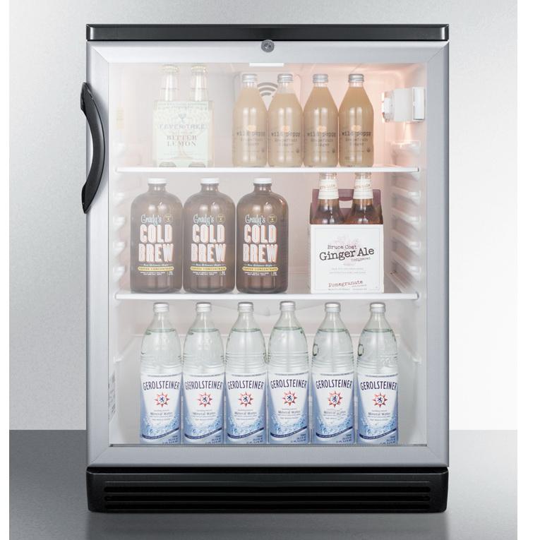 Summit SCR600BGL Conveniently Sized Beverage Refrigerator