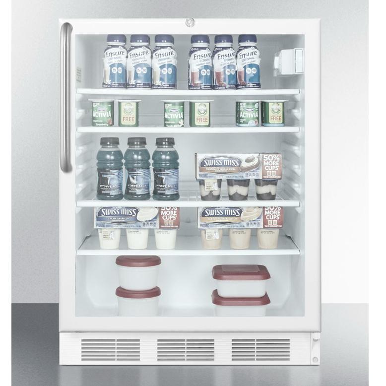 Summit SCR600LCSS Flexible Design Beverage Refrigerator