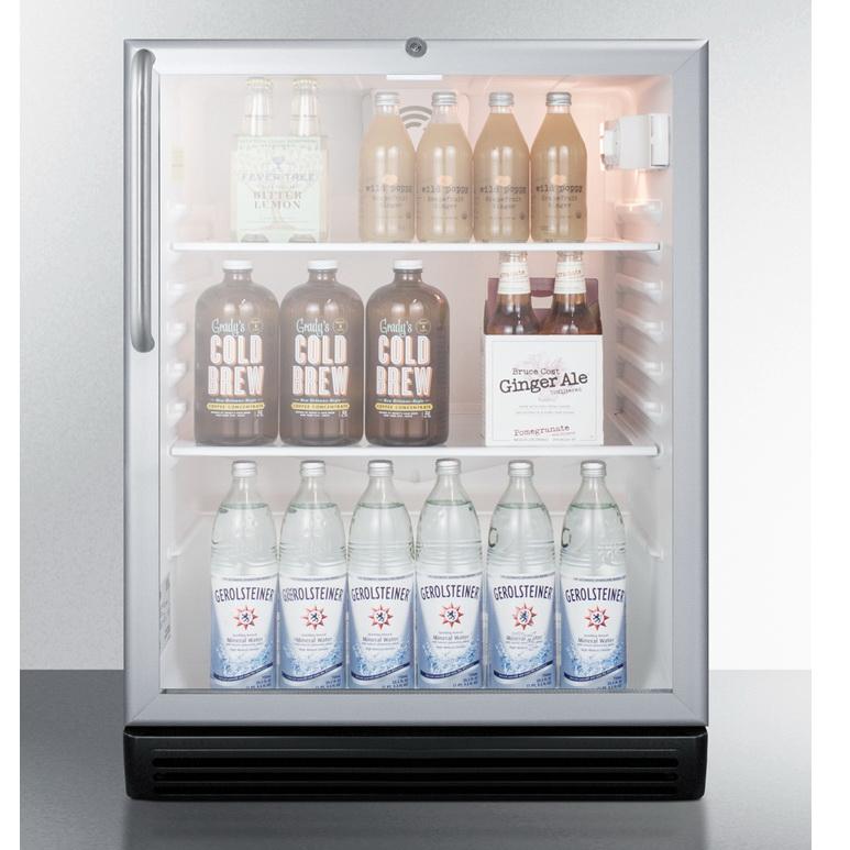 Summit SCR600BGLCSSADA Flexible Design Beverage Refrigerator
