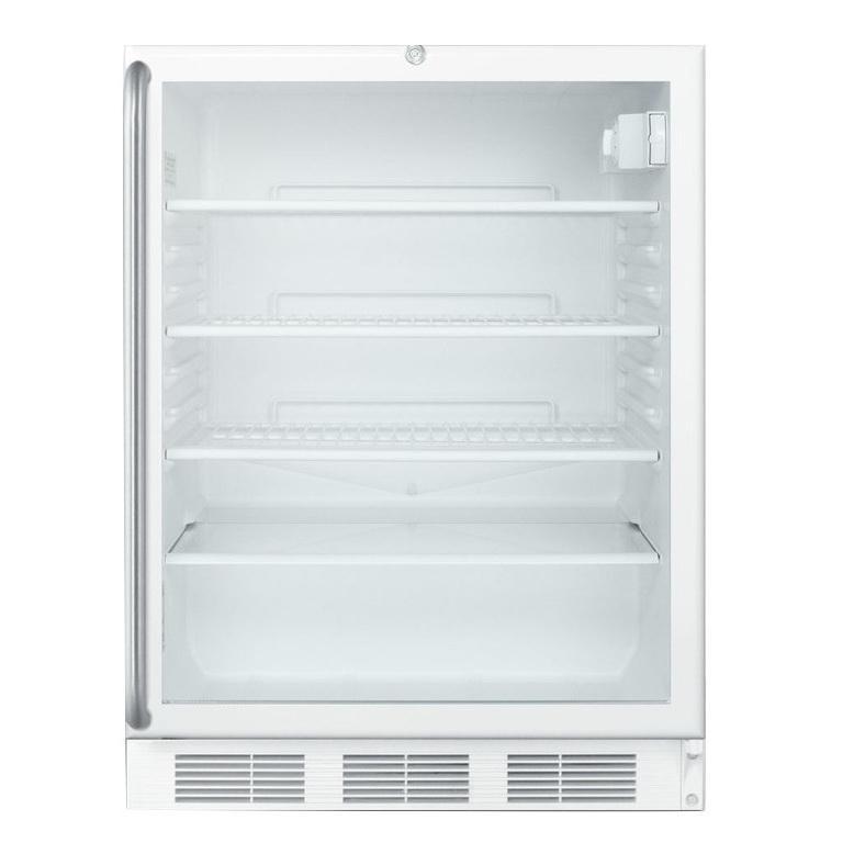 Summit SCR600LSHADA Adjustable Shelves Beverage Refrigerator