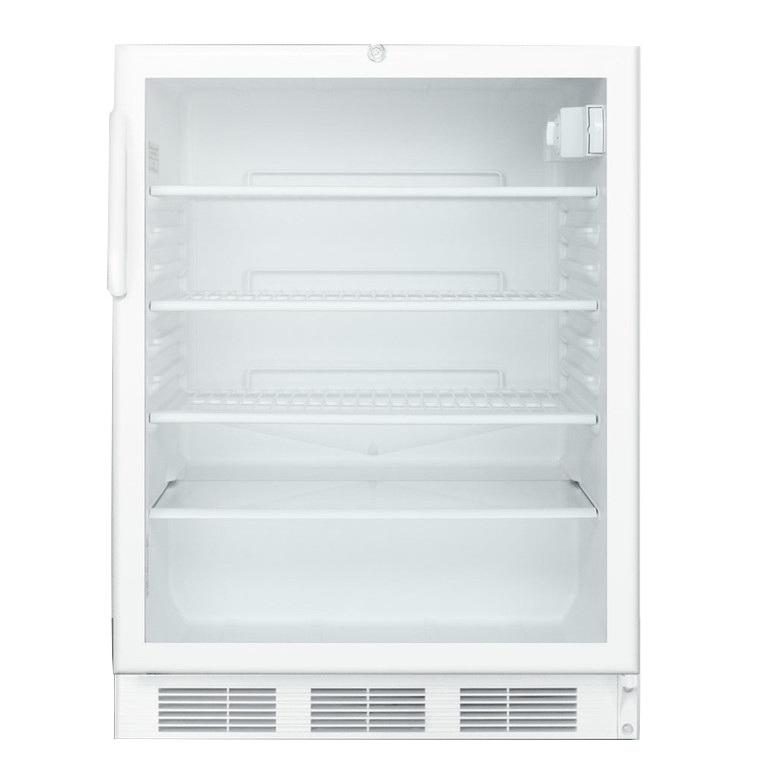 Summit SCR600LADA Convenient Slim Footprint Beverage Refrigerator