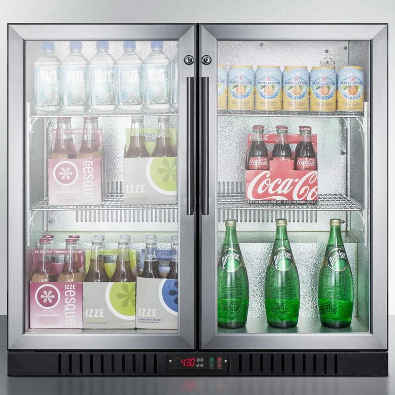 Summit SCR7012DB Automatic Defrost Beverage Refrigerator