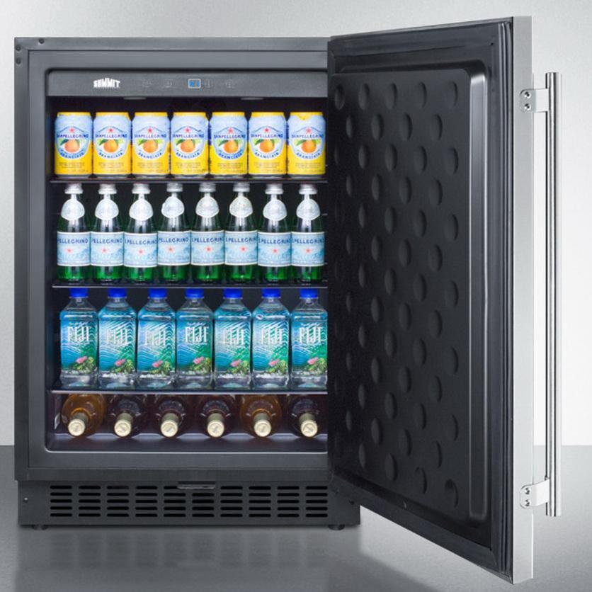 Summit SPR627OSCSS Energy Star Certified Refrigerator and Beverage Cooler