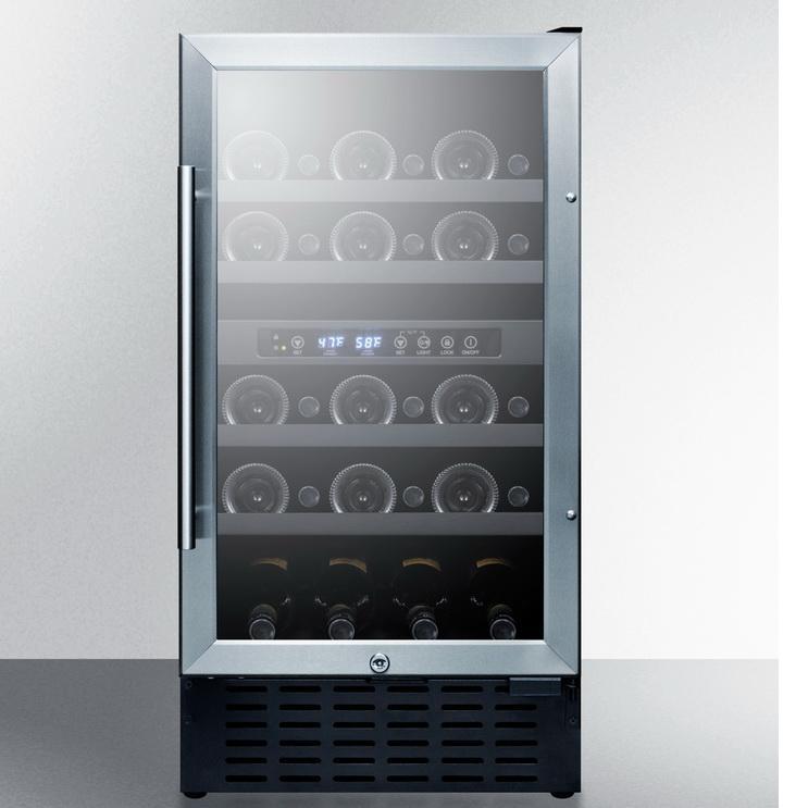 Summit SWC182ZCSSADA Versatile Storage Wine Cellar