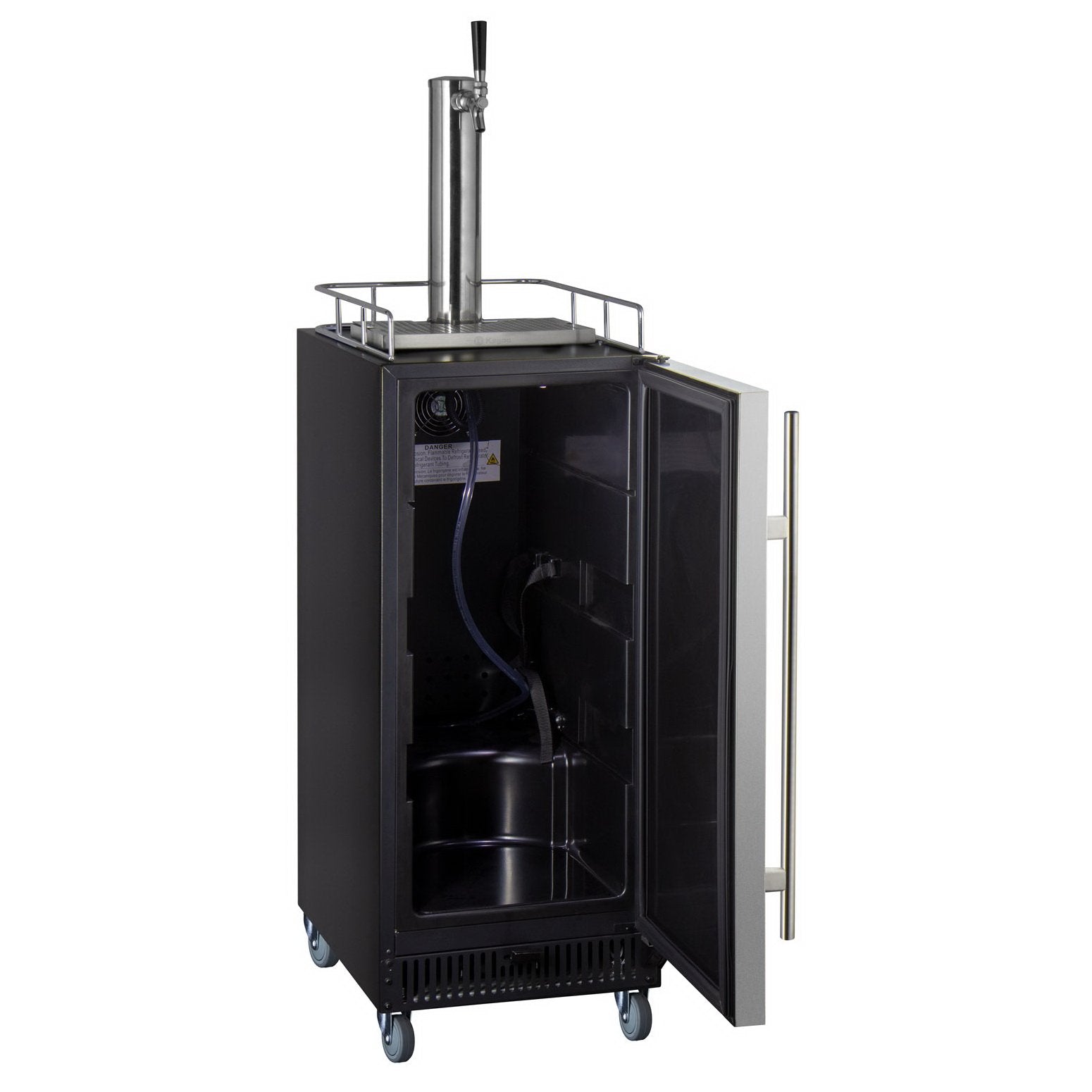 Kegco 15" Wide Commercial Grade Digital Kombucha Dispenser with Stainless Door